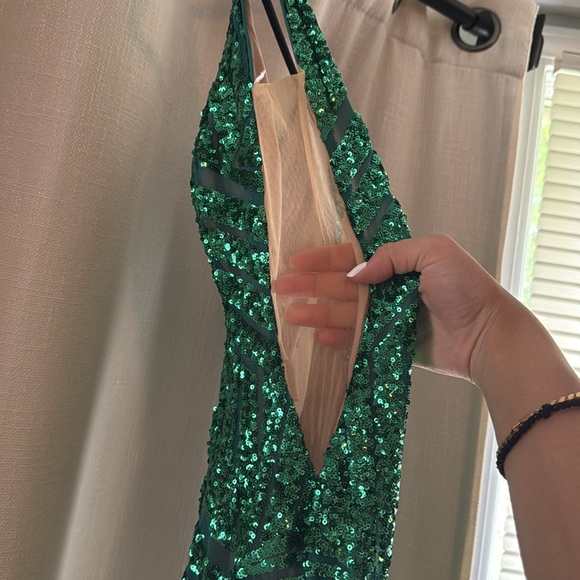 Sheer Panel Sequin Dress - Worn once - Picture 3 of 3